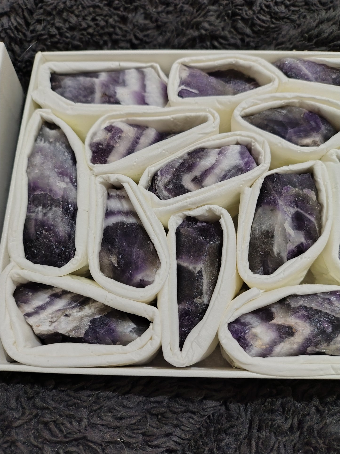 Raw Dream Amethyst/ Chevron Amethyst