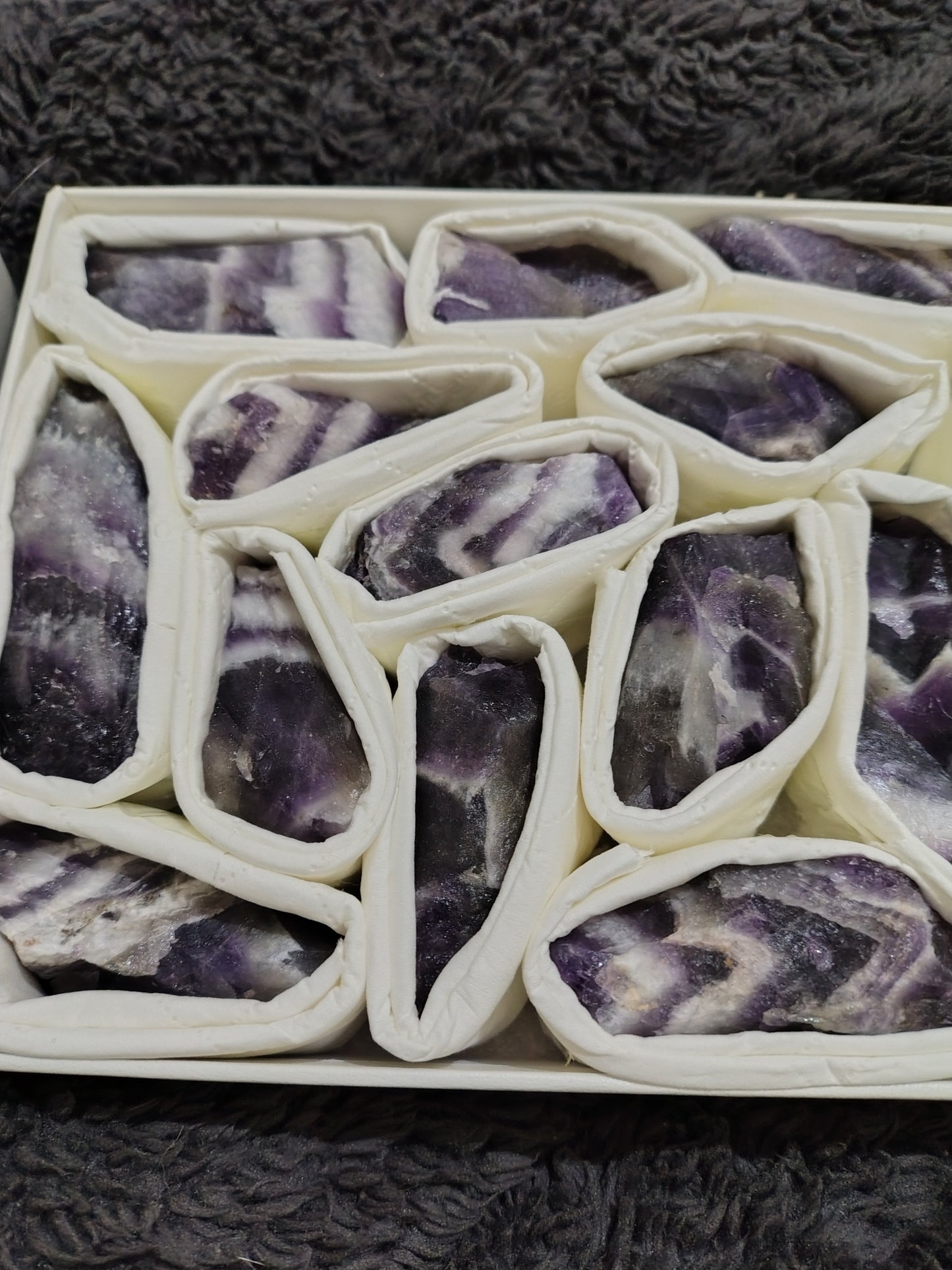 Raw Dream Amethyst/ Chevron Amethyst