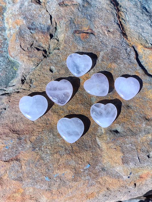 Rose Quartz Heart